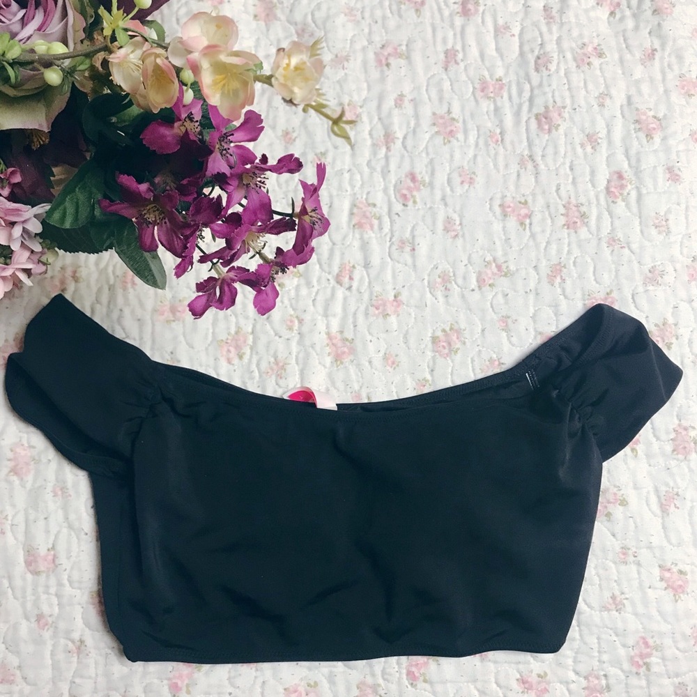 Off the shoulder bikini top